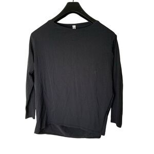 Lululemon long sleeve top black women's size 2